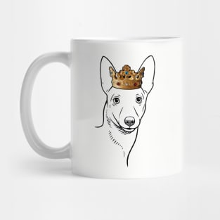 Portuguese Podengo Pequeno Dog King Queen Wearing Crown Mug